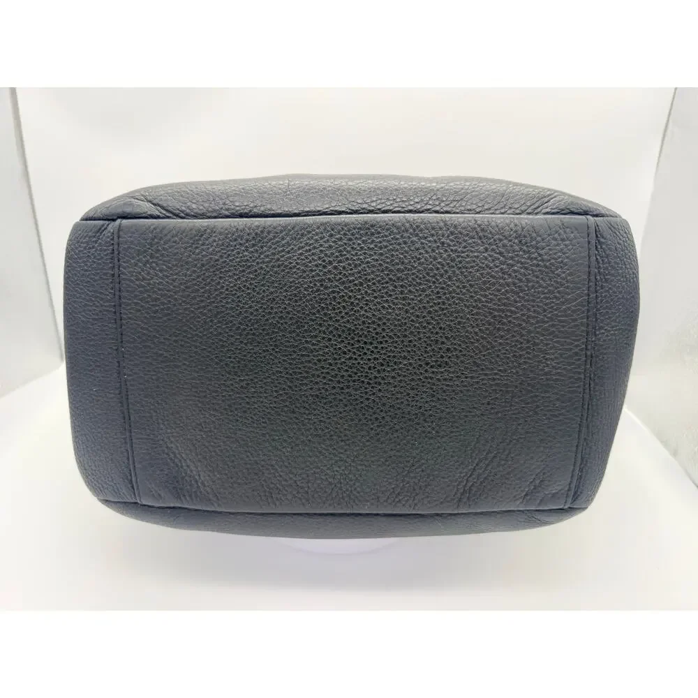 Coach Pennie Convertible Shoulder Bag in Black Refined Pebbled Leather - Picture 5 of 8